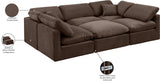 Indulge Luxurious Modular Sectional Sofa with Overstuffed Cushions for Ultimate Comfort and Style