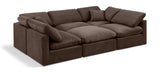 Indulge Luxurious Modular Sectional Sofa with Overstuffed Cushions for Ultimate Comfort and Style
