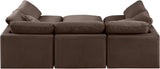 Indulge Luxurious Modular Sectional Sofa with Overstuffed Cushions for Ultimate Comfort and Style