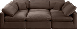 Indulge Luxurious Modular Sectional Sofa with Overstuffed Cushions for Ultimate Comfort and Style