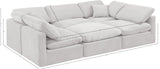 Indulge Luxurious Modular Sectional Sofa with Overstuffed Cushions for Ultimate Comfort and Style