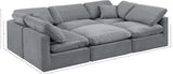 Indulge Luxurious Modular Sectional Sofa with Overstuffed Cushions for Ultimate Comfort and Style