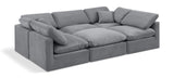 Indulge Luxurious Modular Sectional Sofa with Overstuffed Cushions for Ultimate Comfort and Style