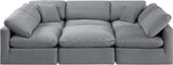 Indulge Luxurious Modular Sectional Sofa with Overstuffed Cushions for Ultimate Comfort and Style