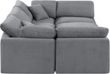 Indulge Luxurious Modular Sectional Sofa with Overstuffed Cushions for Ultimate Comfort and Style