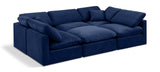 Indulge Luxurious Modular Sectional Sofa with Overstuffed Cushions for Ultimate Comfort and Style