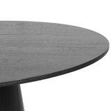 Orchid & Jules 60" Solid Oak Round Dining Table Set for 6 (7-Piece)