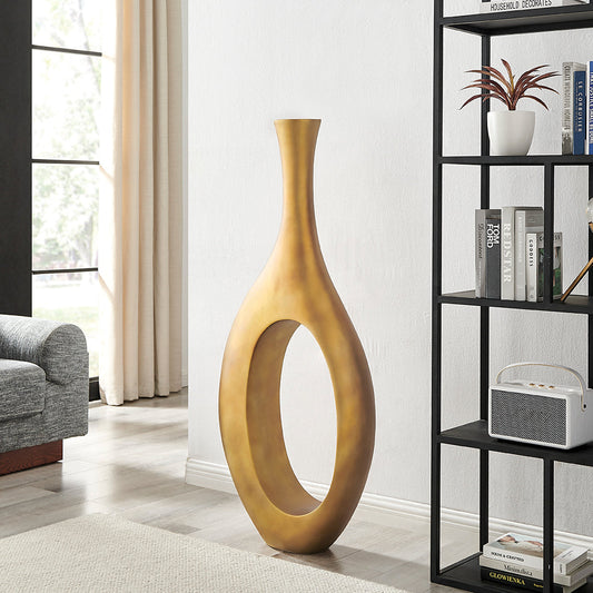 Trombone Vase Small // Matte Bronze