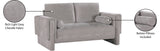 Madeline 65" Chenille Fabric Upholstered Loveseat