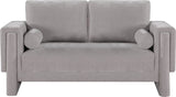 Madeline 65" Chenille Fabric Upholstered Loveseat