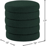 Aphia Boucle Fabric Upholstered Stool