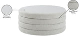 Aphia Boucle Fabric Upholstered Ottoman