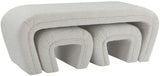 Odelia Contemporary Nesting Bench Set - Stylish Space-Saving Solution for Modern Living Spaces