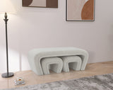 Odelia Contemporary Nesting Bench Set - Stylish Space-Saving Solution for Modern Living Spaces