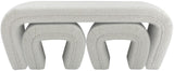 Odelia Contemporary Nesting Bench Set - Stylish Space-Saving Solution for Modern Living Spaces