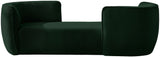 Hilton Boucle Fabric Chaise Lounge - Stylish Contemporary Seating for Cozy Living Spaces