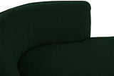 Hilton Boucle Fabric Chaise Lounge - Stylish Contemporary Seating for Cozy Living Spaces