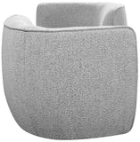 Hilton Boucle Fabric Chaise Lounge - Stylish Contemporary Seating for Cozy Living Spaces