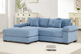 DESEO 92" Loveseat with 1 Ottoman