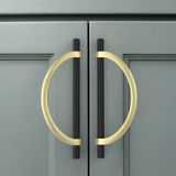 DESIGN3955 Combination Cabinet Pulls | Bar & Cup Handles for Drawers & Cabinets