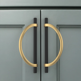 DESIGN3955 Combination Cabinet Pulls | Bar & Cup Handles for Drawers & Cabinets