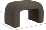 Niagara Contemporary Boucle Fabric Bench – Elegant Seating for Modern Spaces and Stylish Decor
