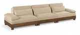 Turin - Chenille Fabric Upholstered Modular Sectional - Beige
