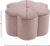 Daisy Velvet Upholstered Ottoman