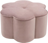 Daisy Velvet Upholstered Ottoman