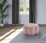 Daisy Velvet Upholstered Ottoman