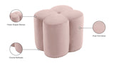 Clover Velvet Upholstered Stool