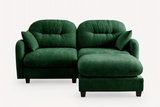 MOLLY 74" Loveseat with 1 Ottoman