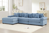 DESEO 130" 3-Seater with 1 Ottoman
