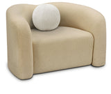 Kali Chair - Cozy Faux Shearling Teddy Fabric Armchair for Ultimate Comfort in Any Room