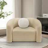 Kali Chair - Cozy Faux Shearling Teddy Fabric Armchair for Ultimate Comfort in Any Room