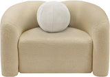 Kali Chair - Cozy Faux Shearling Teddy Fabric Armchair for Ultimate Comfort in Any Room