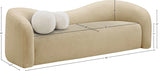 Kali Sofa - Cozy Faux Shearling Teddy Fabric Couch for Ultimate Comfort in Living Spaces and More