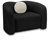 Kali Chair - Cozy Faux Shearling Teddy Fabric Armchair for Ultimate Comfort in Any Room