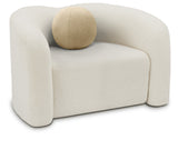 Kali Chair - Cozy Faux Shearling Teddy Fabric Armchair for Ultimate Comfort in Any Room