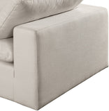 Comfy Modular Sectional Sofa - Versatile Linen Textured Design with Overstuffed Down Feather Cushions