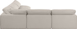 Comfy Modular Sectional - Luxurious Linen Fabric with Overstuffed Cushions for Ultimate Comfort and Style