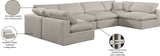 Comfy Modular Sectional - Versatile Contemporary Design with Plush Down Feather Cushions for Comfort