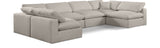 Comfy Modular Sectional - Versatile Contemporary Design with Plush Down Feather Cushions for Comfort