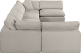 Comfy Modular Sectional - Versatile Contemporary Design with Plush Down Feather Cushions for Comfort