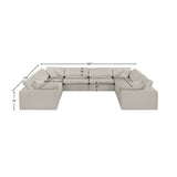 Comfy Modular Sectional - Stylish and Adaptable Seating Solution with Plush Down Feather Cushions