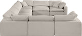 Comfy Modular Sectional - Stylish and Adaptable Seating Solution with Plush Down Feather Cushions