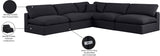 Comfy Modular Sectional - Luxurious Linen Fabric with Overstuffed Cushions for Ultimate Comfort and Style