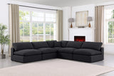 Comfy Modular Sectional - Luxurious Linen Fabric with Overstuffed Cushions for Ultimate Comfort and Style