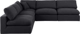 Comfy Modular Sectional - Luxurious Linen Fabric with Overstuffed Cushions for Ultimate Comfort and Style