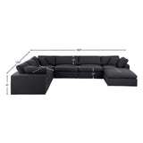 Comfy Modular Sectional Sofa - Luxurious Overstuffed Cushions & Versatile Design for Ultimate Comfort